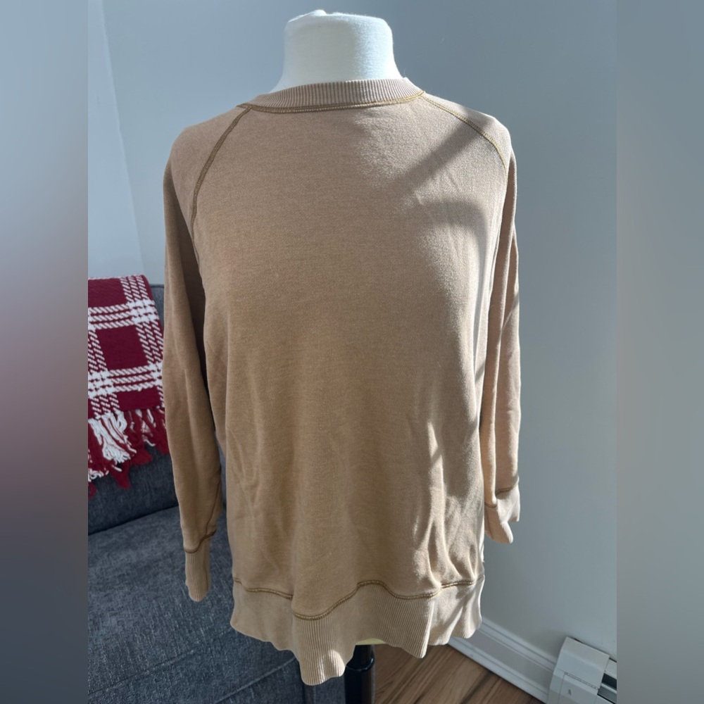 Aerie oversized crewneck in a‎ mocha brown size large